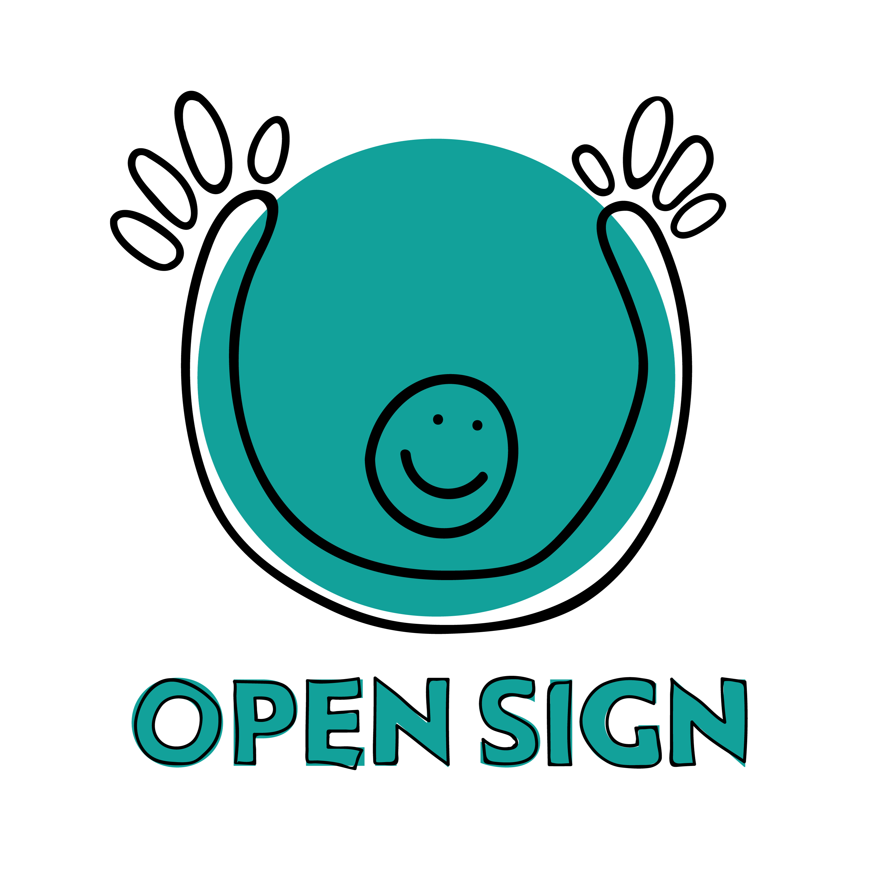 Logo Open Sign